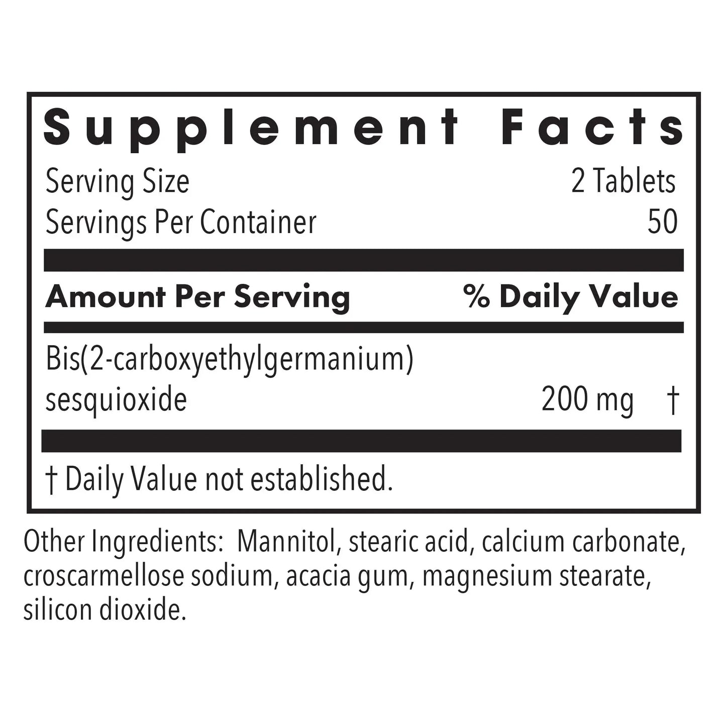 OrganoGermanium - 100 chewables