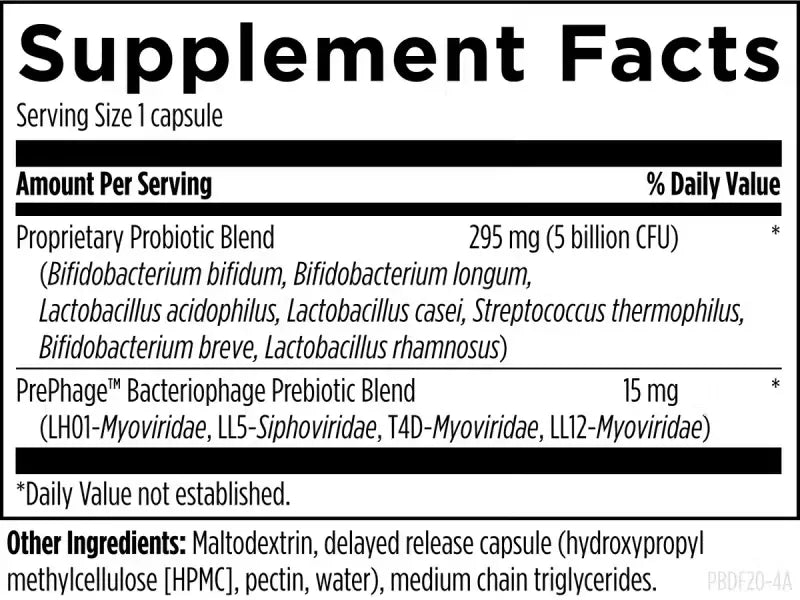 Probiophage DF™ - 60 capsules
