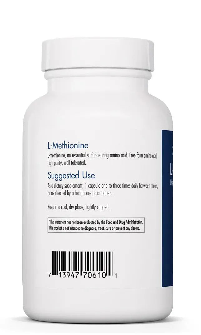 L-Methionine 500 mg - 100 capsules