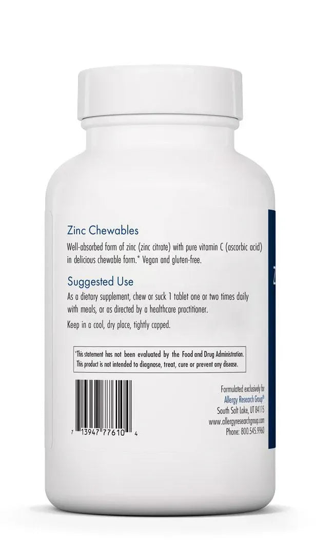Zinc Chewables - 60 Lozenges