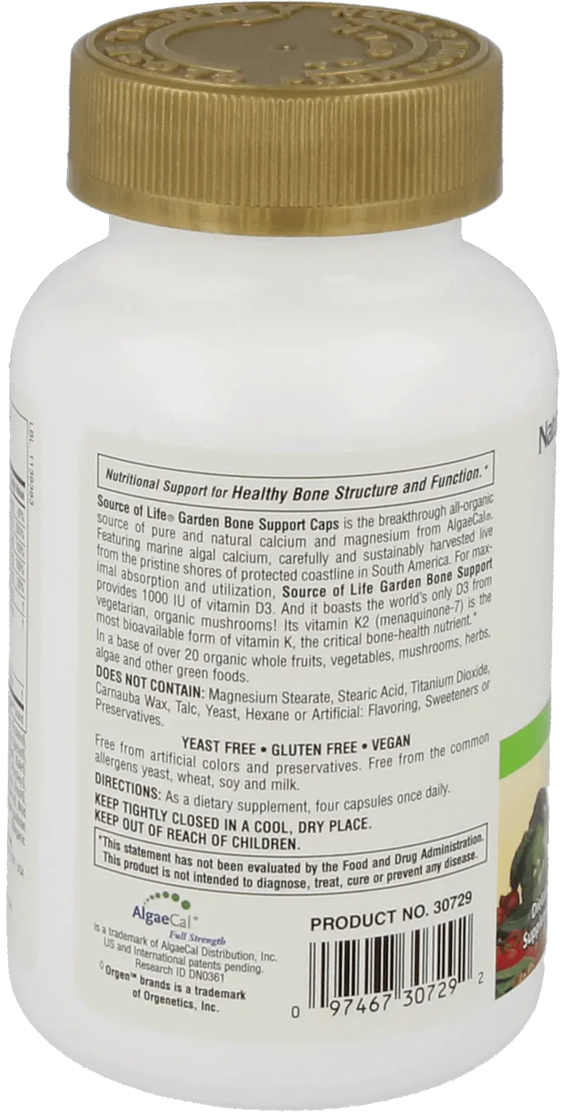 Source of Life® Garden™ Bone Support - 120 Capsules