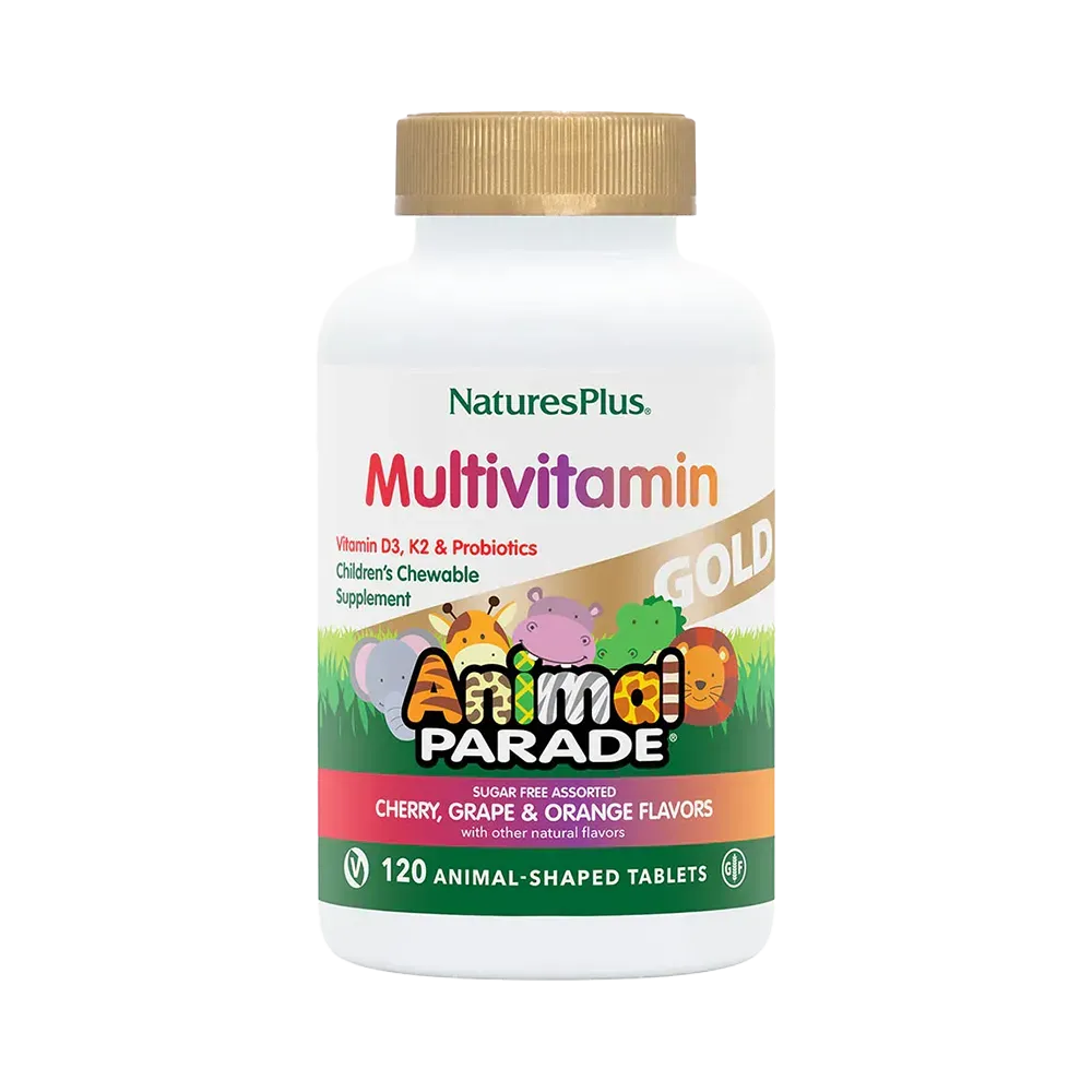 Animal Parade® GOLD Multivitamin Assorted - 120 chewables