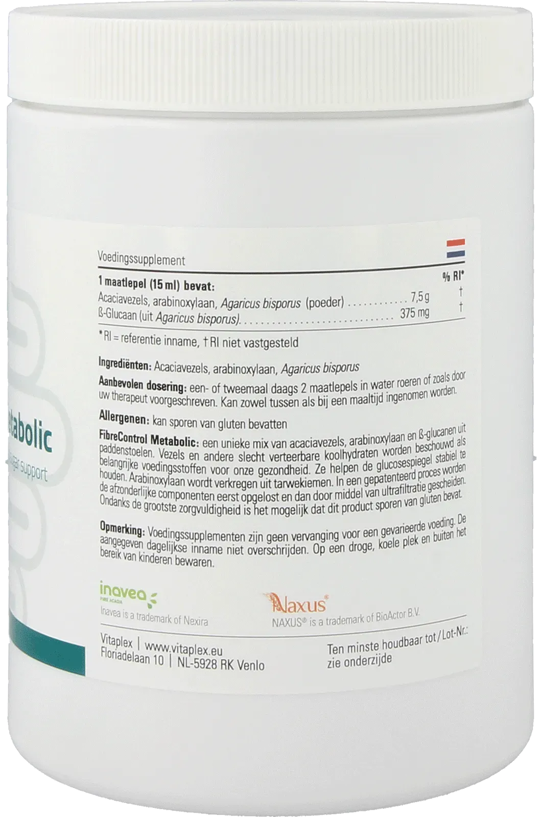 FibreControl Metabolic - 400 g Pulver