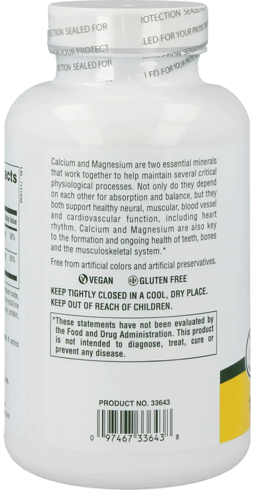 Cal/Mag Caps - 180 Capsules