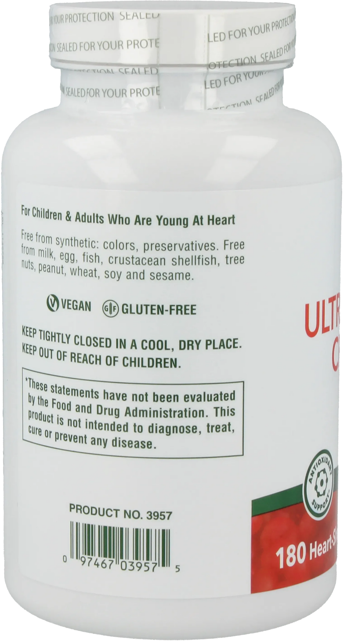 Ultra Chewable Cranberry 200 mg - 90 Lozenges