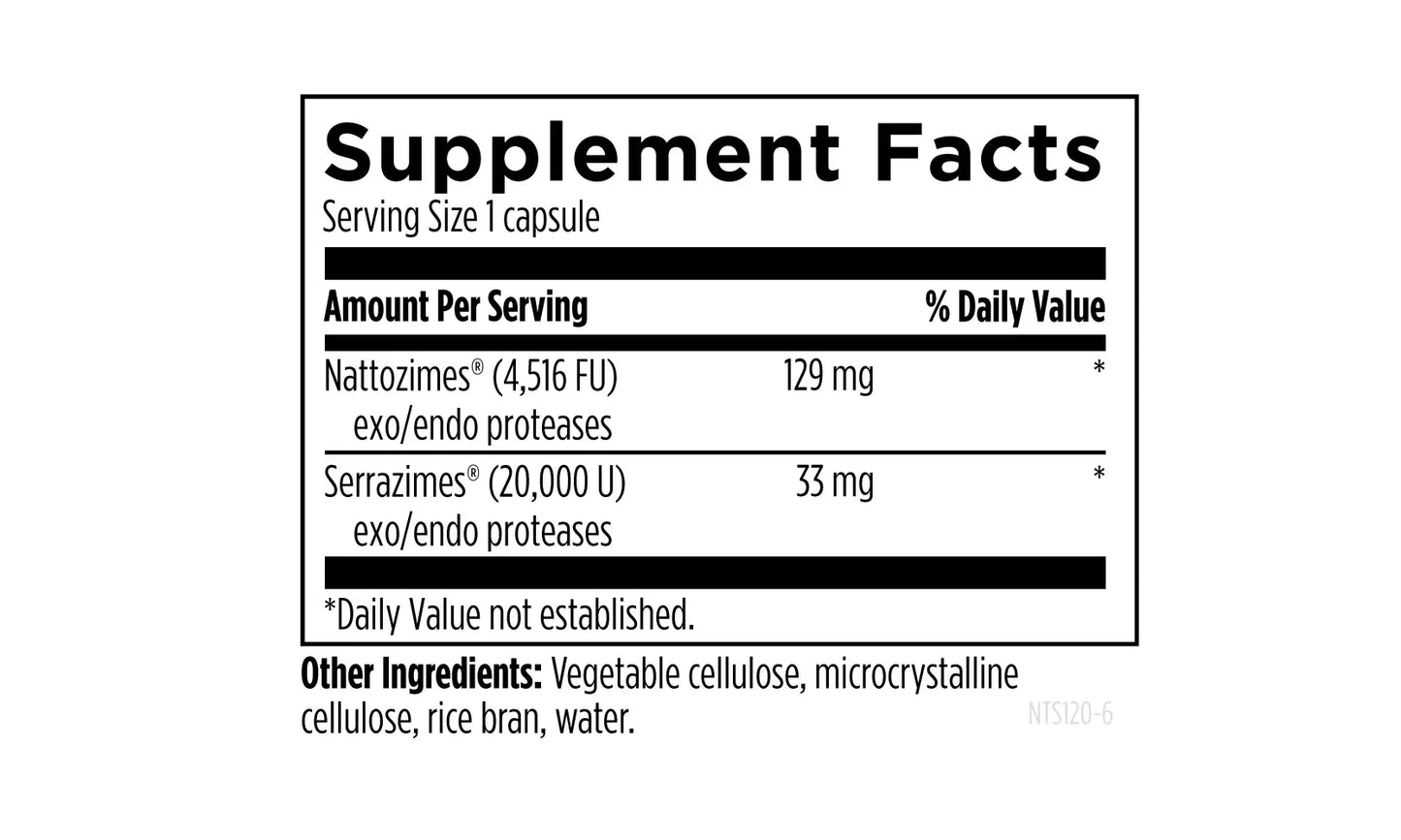 Natto-Serrazime - 120 capsules