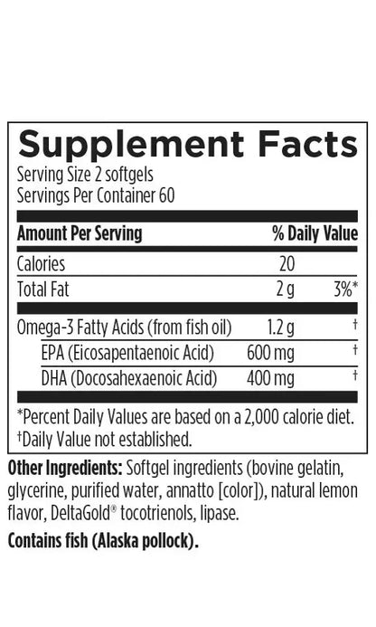 OmegAvail Ultra TG - 120 Softgels