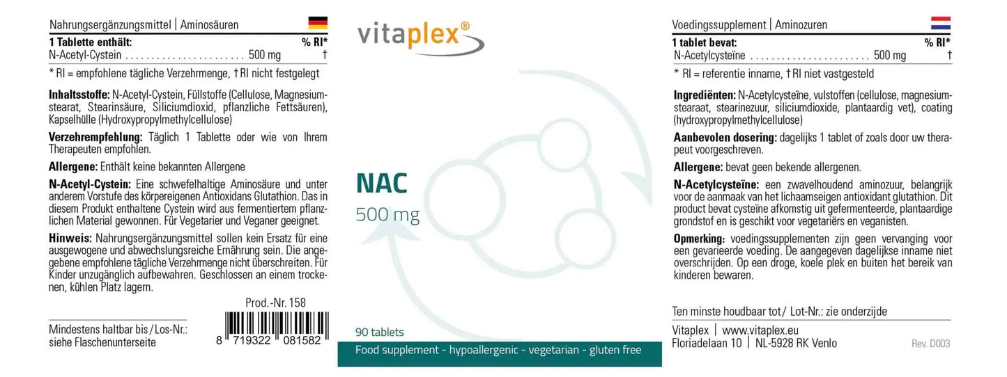 NAC - 90 tablets