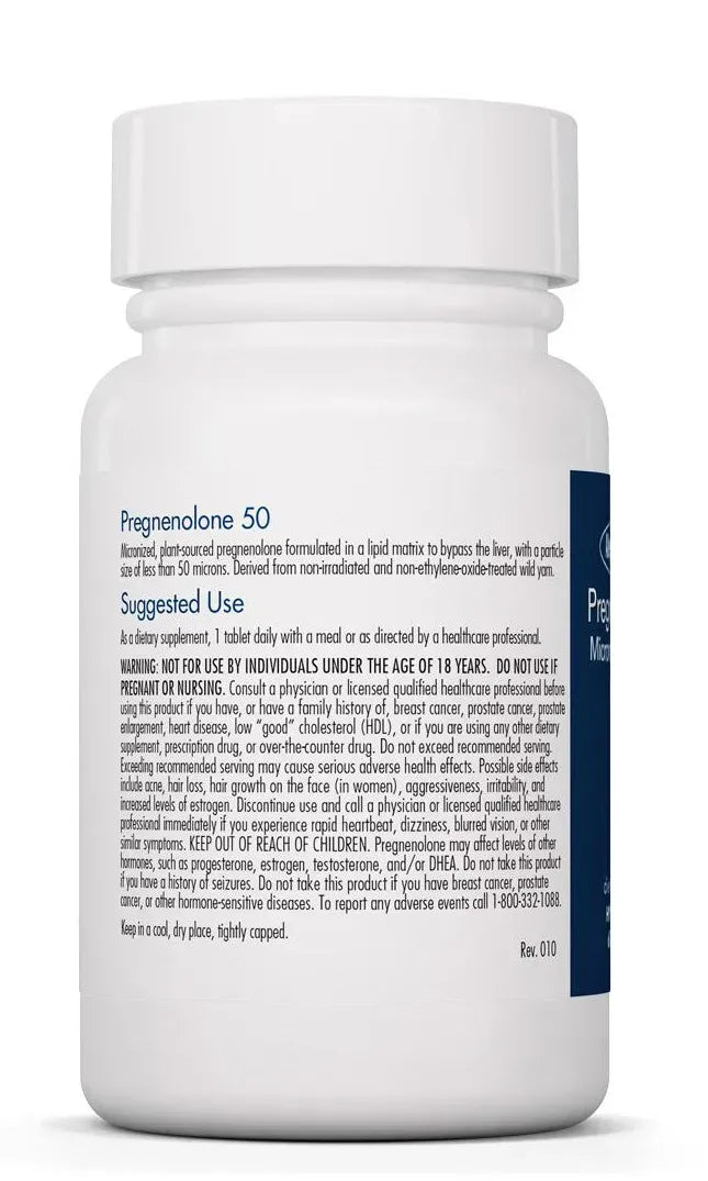 Pregnenolone 50 mg - 60 tablets