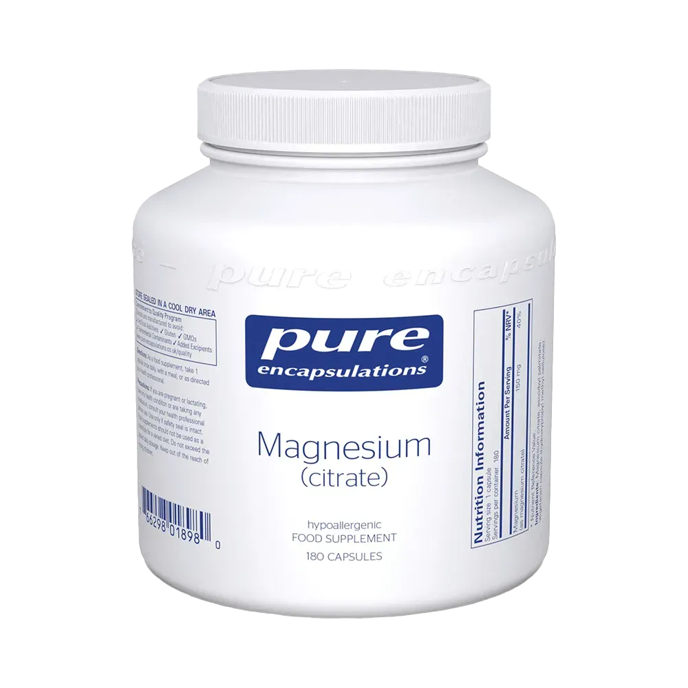 Magnesium (Citrate) - 180 capsules