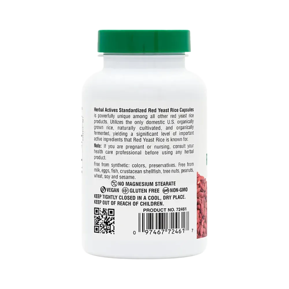 Herbal Actives Red Yeast Rice - 120 capsules