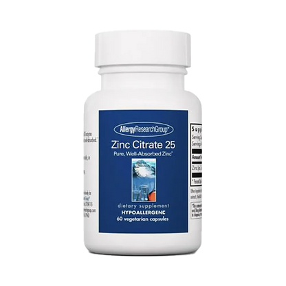 Zinc Citrate 25 - 60 capsules