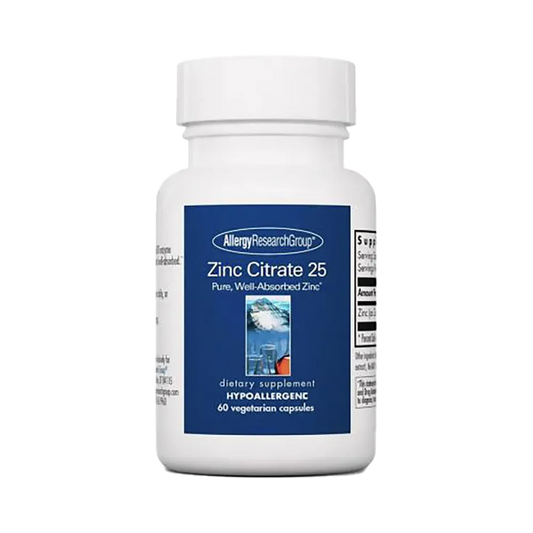 Zinc Citrate 25 - 60 capsules