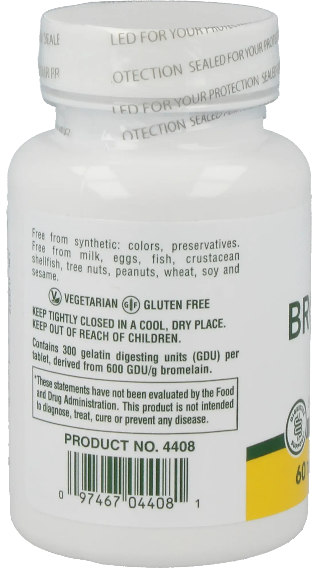 Bromelain 500 mg - 60 Tablets