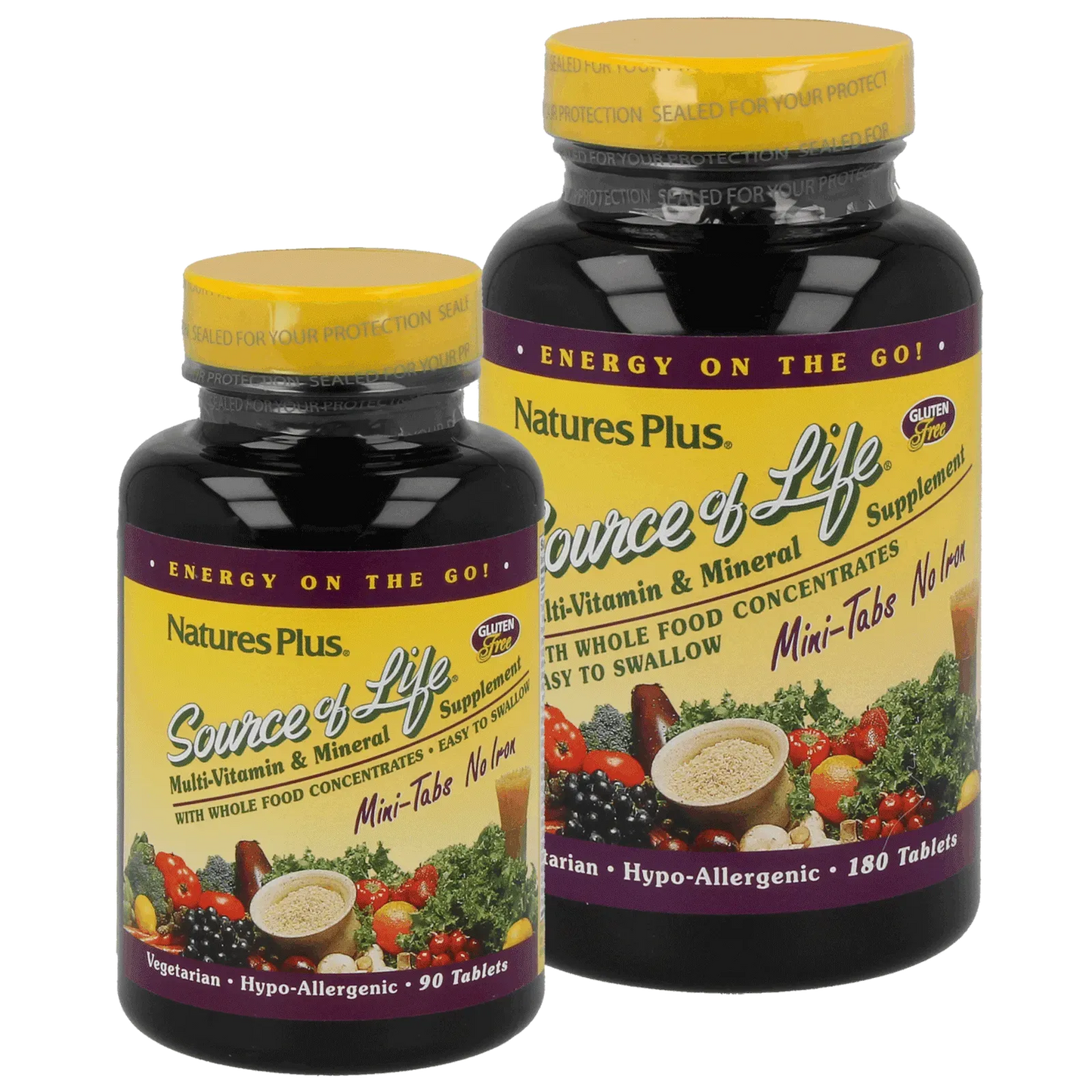 Source of Life® No Iron - 90 Mini Tablets