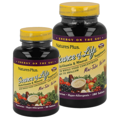 Source of Life® No Iron - 90 Mini Tablets
