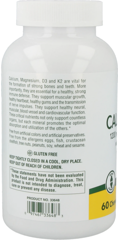 Cal/Mag/Vit. D3 with Vitamin K2 - 60 Lozenges