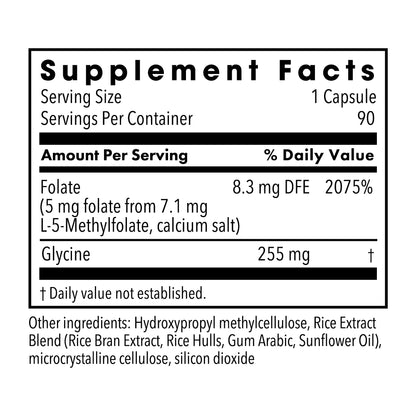 L-Methylfolate 5mg - 90 capsules