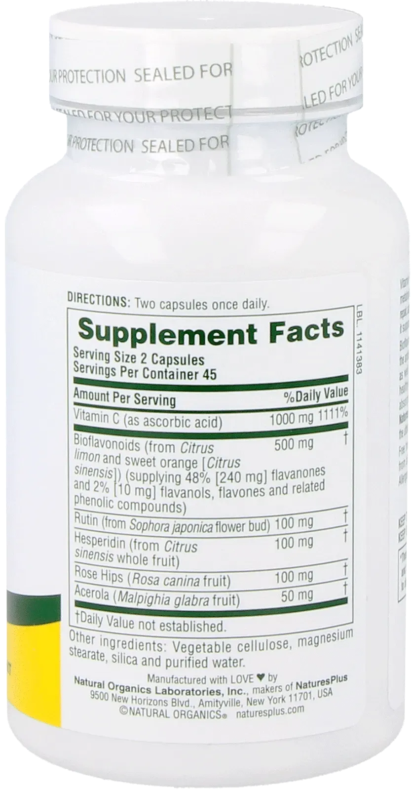 Super C Complex 500 mg - 90 Capsules