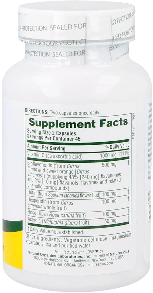 Super C Complex 500 mg - 90 Capsules