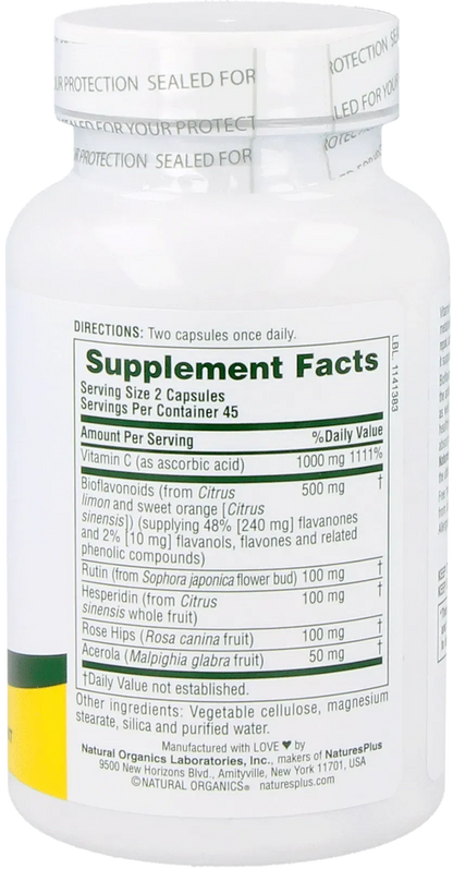 Super C Complex 500 mg - 90 Capsules