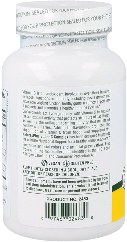 Super C Complex 500 mg - 90 Capsules