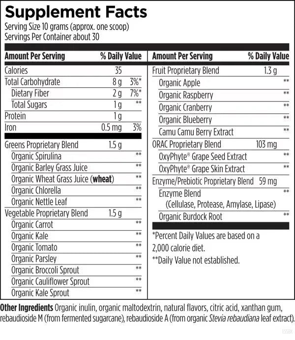 EssentiaGreens™ and Reds Strawberry Kiwi - 310g powder