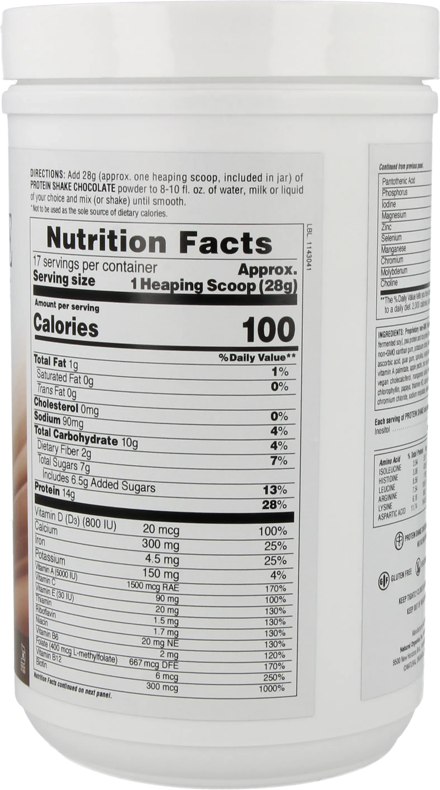 Protein Shake - Chocolate - 952g Powder