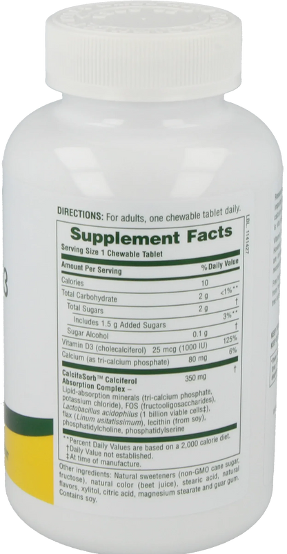 Vitamin D3 1000 IU tablets - 90 Lozenges