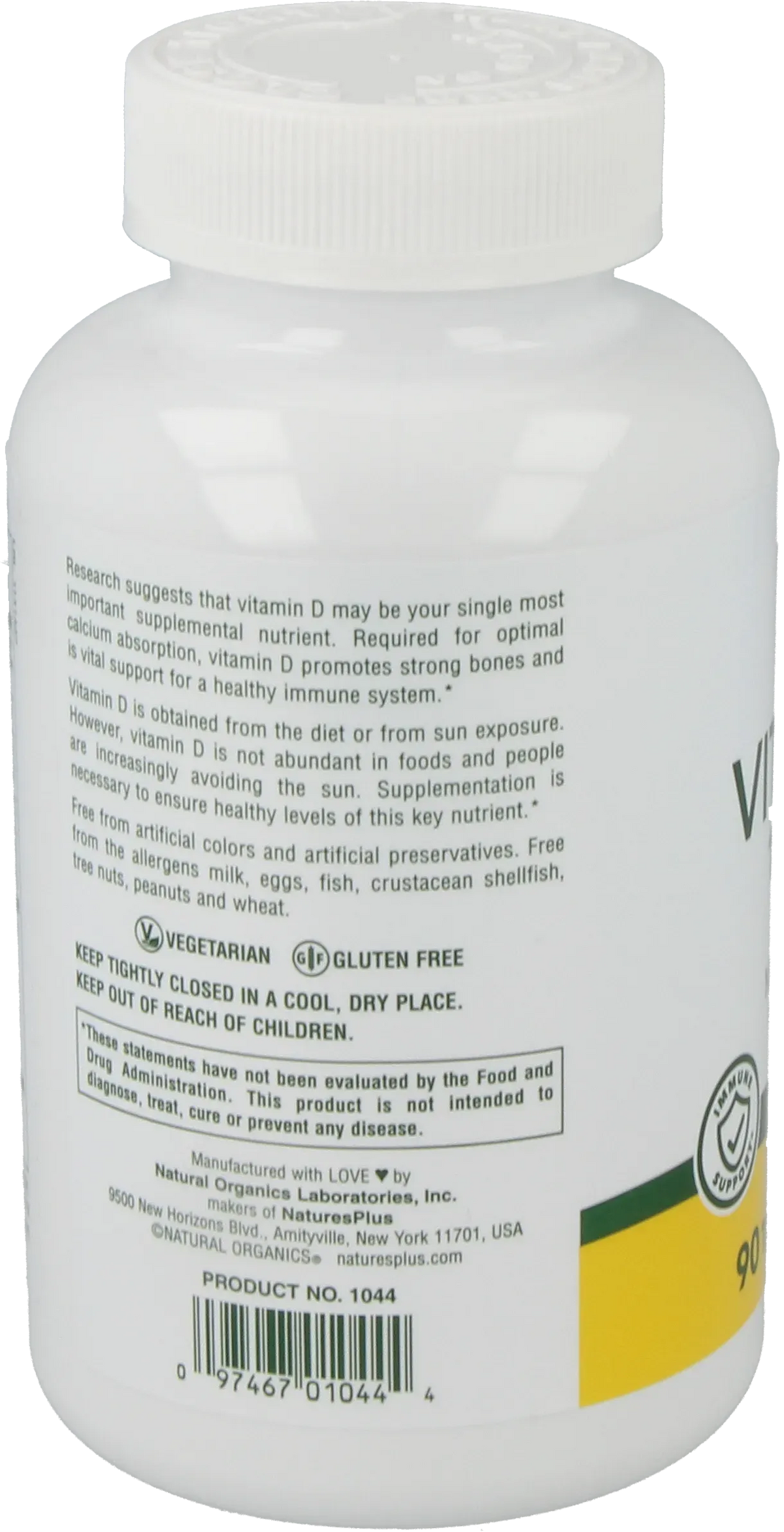 Vitamin D3 1000 IU tablets - 90 Lozenges