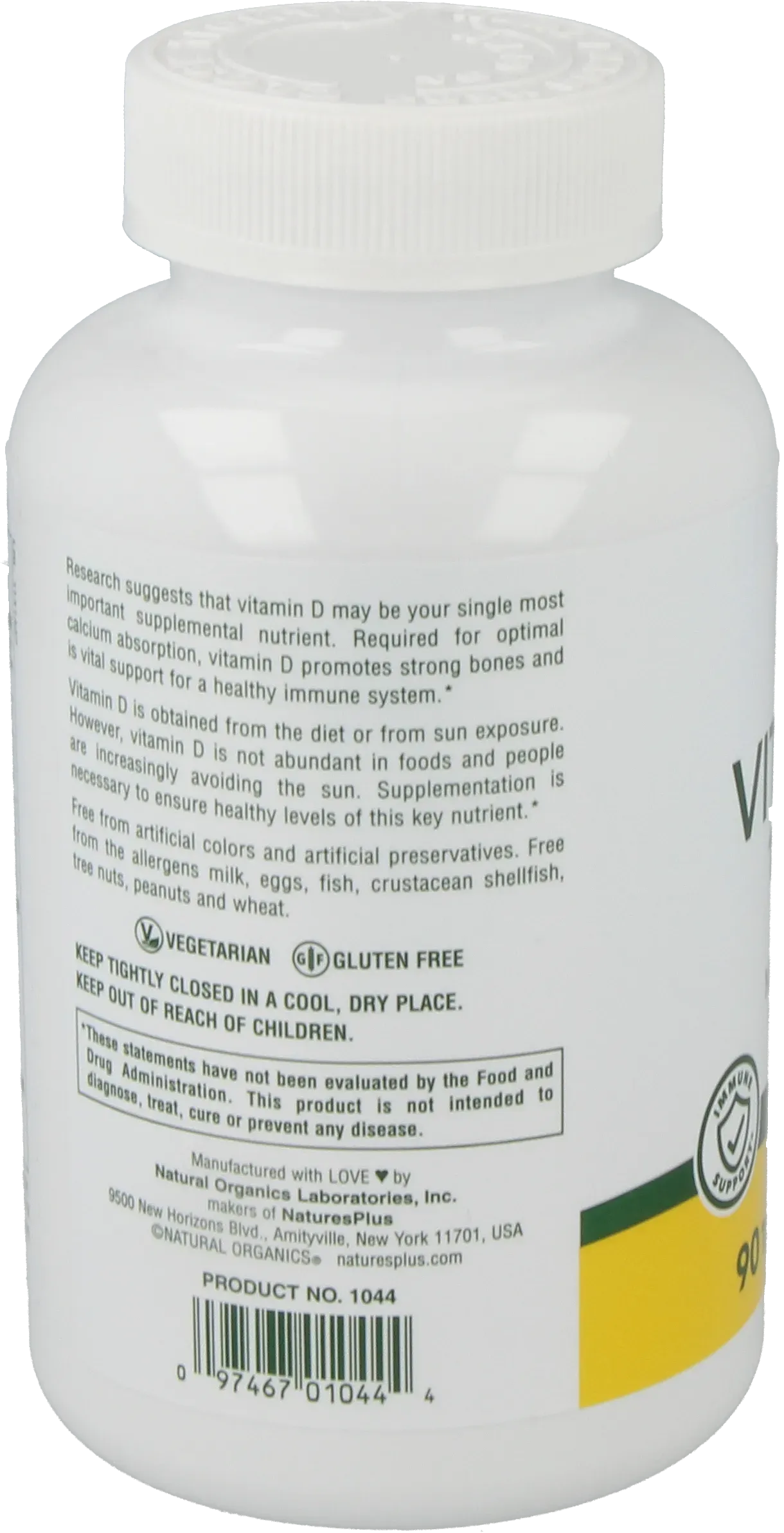 Vitamin D3 1000 IU tablets - 90 Lozenges