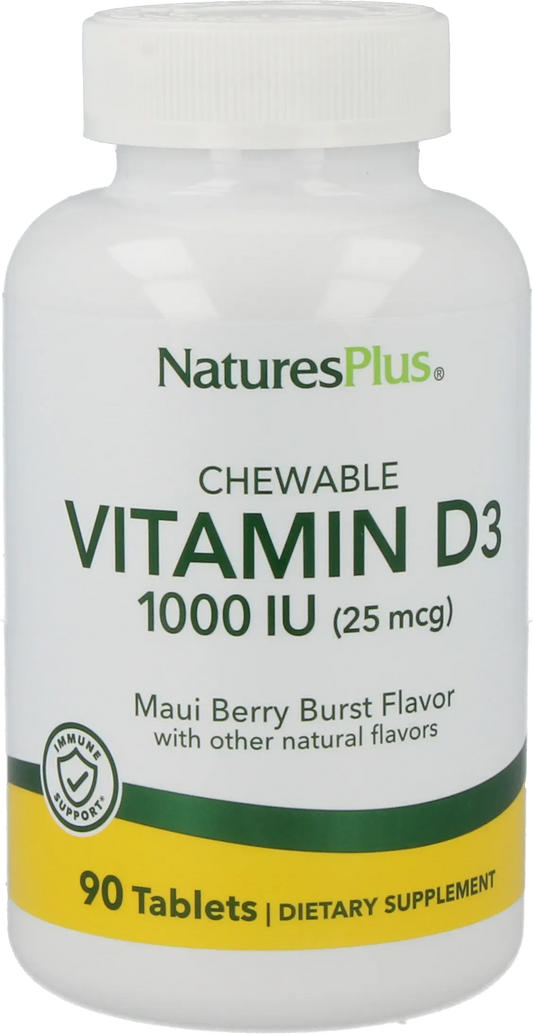 Vitamin D3 1000 IU tablets - 90 Lozenges
