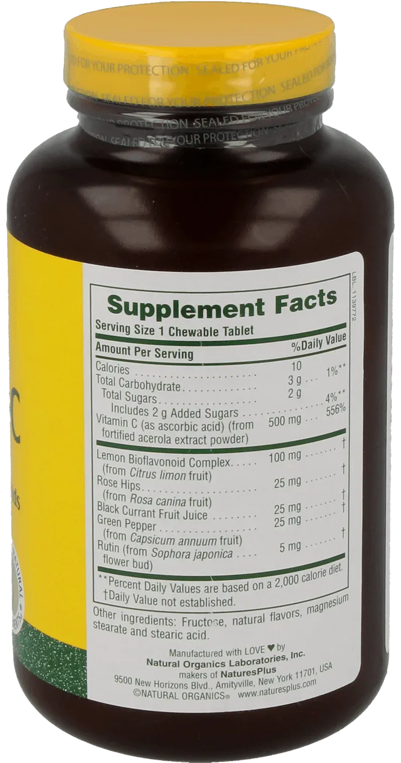 Acerola-C 500 mg Vitamin C - 90 Lozenges