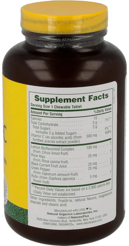 Acerola-C 500 mg Vitamin C - 90 Lozenges