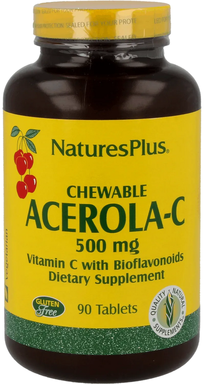 Acerola-C 500 mg Vitamin C - 90 Lozenges