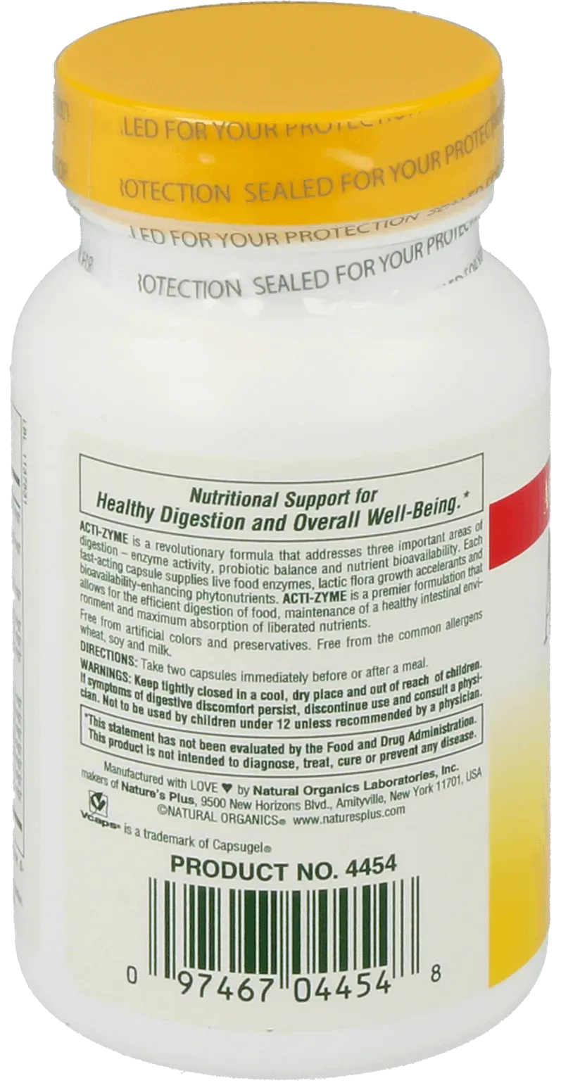 Acti-Zyme - 180 Capsules