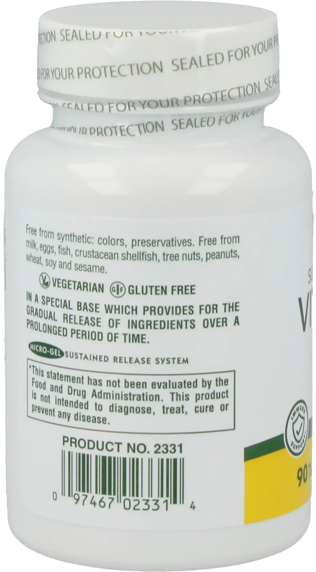 Vitamin C with Rose Hips - 90 tablets