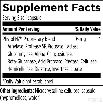 Plant Enzyme Digestive Formula - 90 capsules