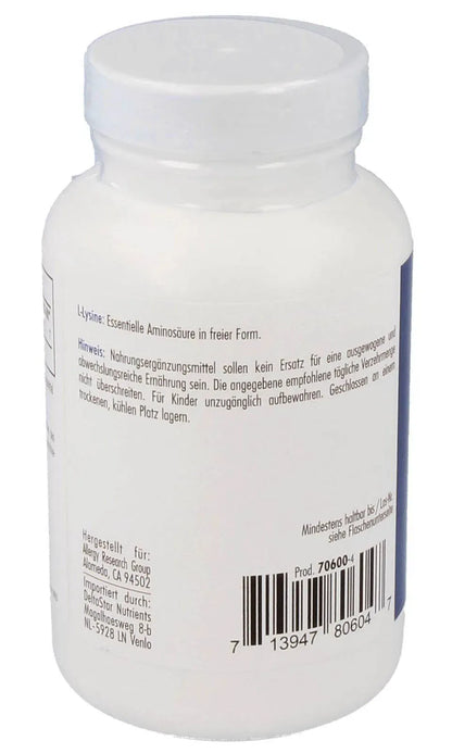 L-Lysine - 100 capsules