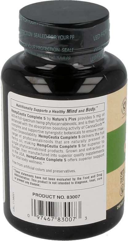 HempCeutix™ Complete 5 mg - 60 Capsules