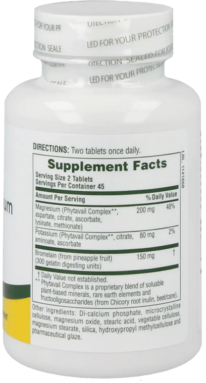 Dyno-Mins® Magnesium, Potassium & Bromelain - 90 Tablets