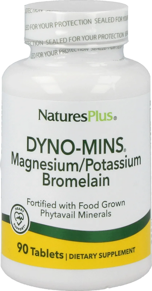 Dyno-Mins® Magnesium, Potassium & Bromelain - 90 Tablets