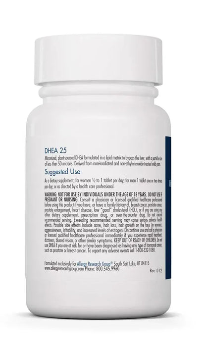 DHEA 25 mg - 60 tablets