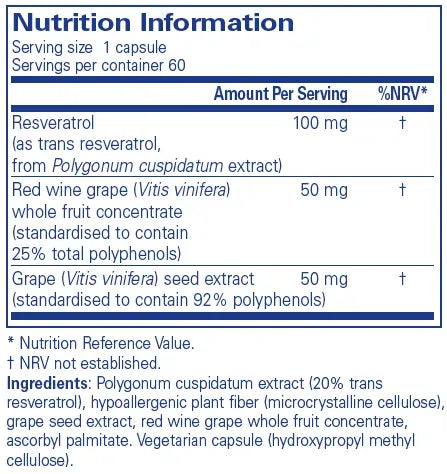 Resveratrol Extra - 60 capsules