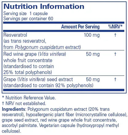 Resveratrol Extra - 60 capsules