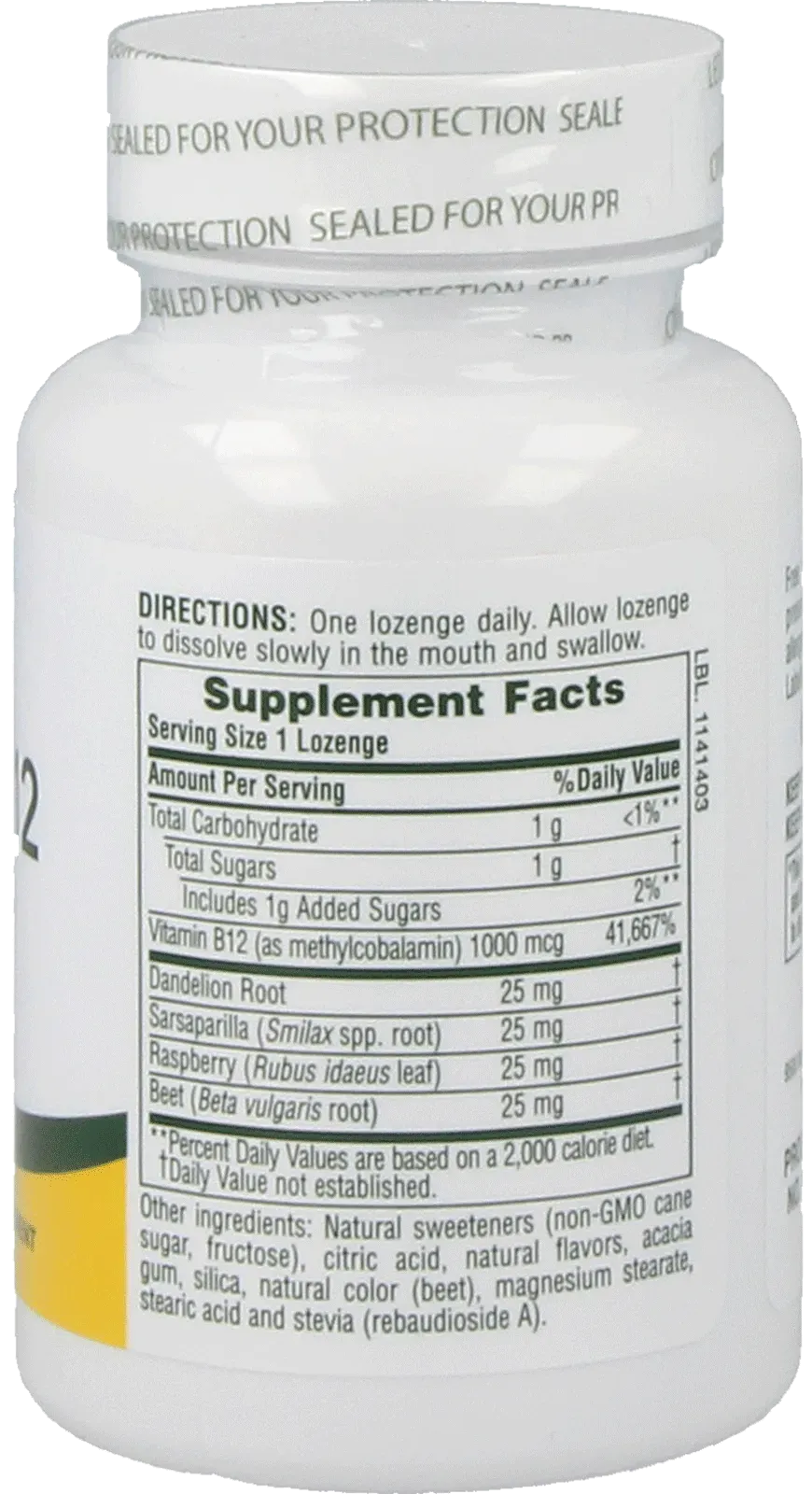 Vitamin B12 Herbal Lozenges - 30 Lozenges