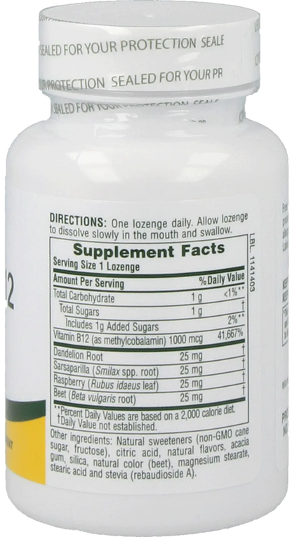 Vitamin B12 Herbal Lozenges - 30 Lozenges