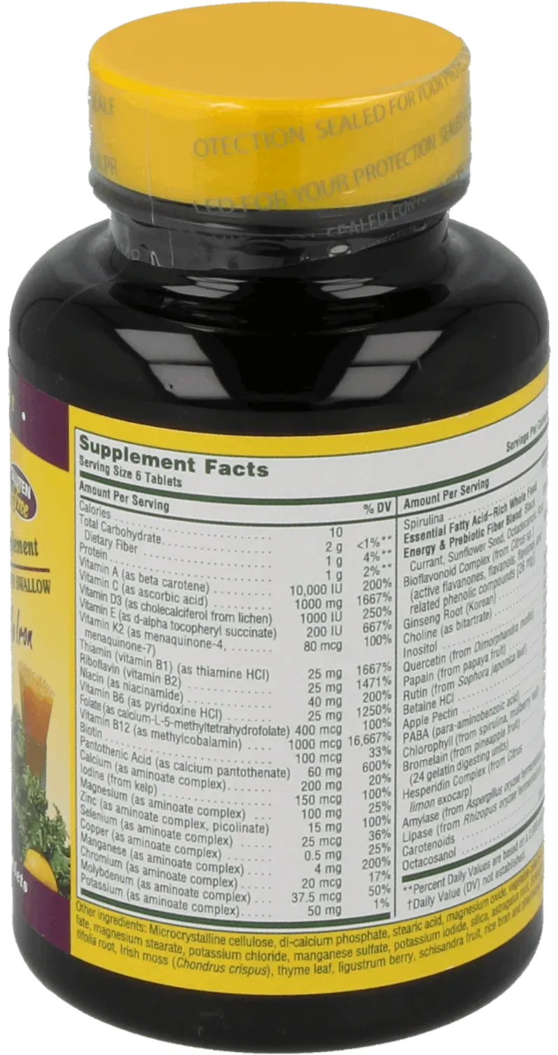 Source of Life® No Iron - 180 Mini Tablets