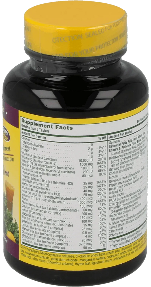 Source of Life® No Iron - 180 Mini Tablets