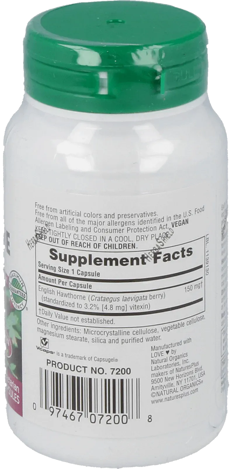 Hawthorne 150 mg - 60 capsules